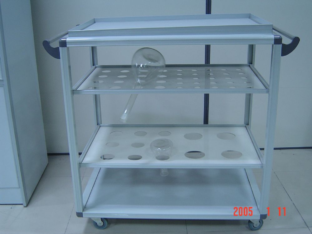 铝木器皿推车01